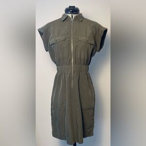 EXPRESS MINI DRESS ZIPPER‎ FRONT WITH POCKETS WOMENS SIZE XS